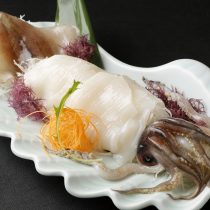 朝どりするめ烏賊姿造り