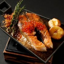 鮭の香草焼き
