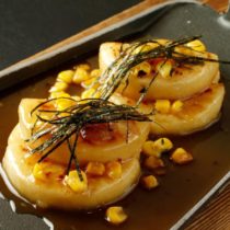 北海道の伝統的郷土料理 芋もち焼き